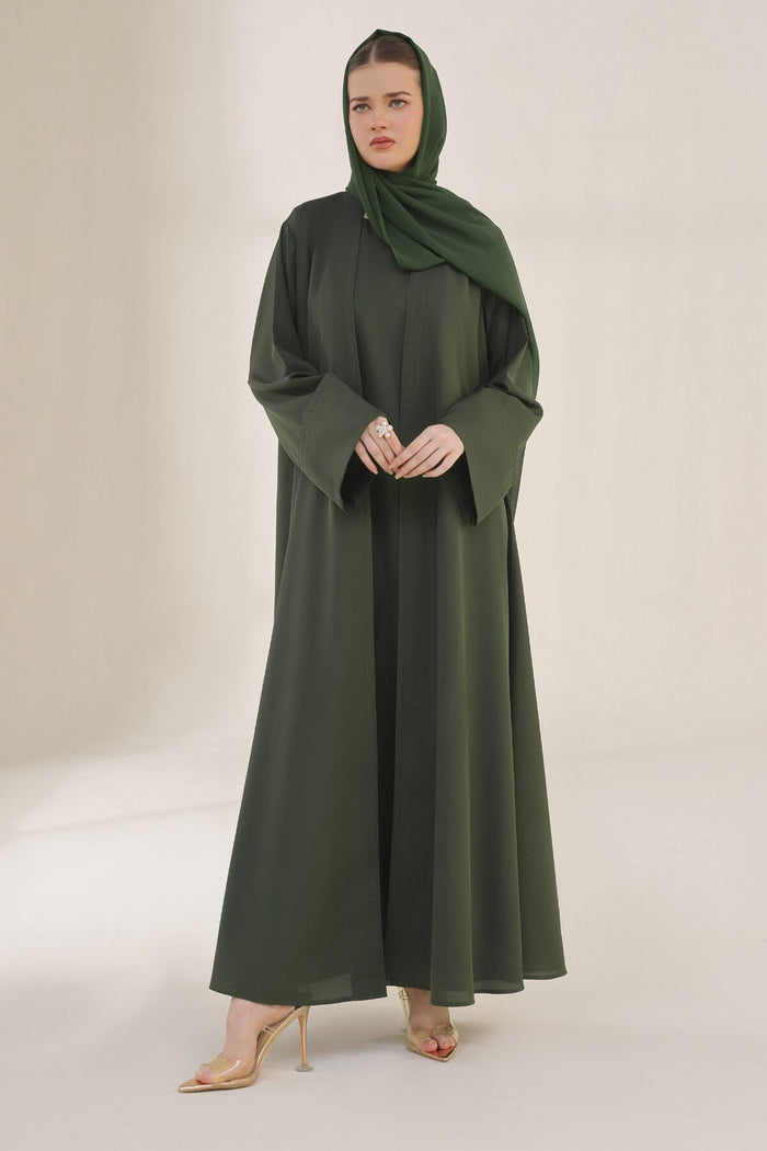 Rifle Green Shrug Abaya